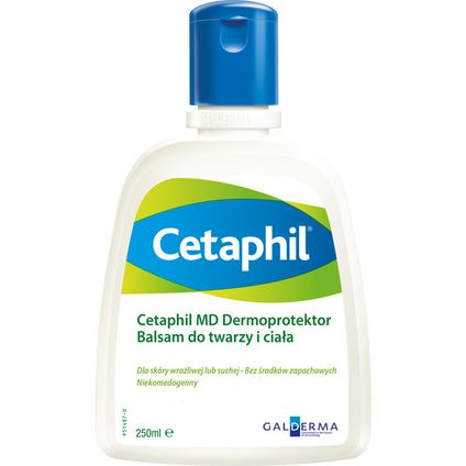 GALDERMA Cetaphil MD Dermoprotektor, balsam do twarzy i ciała,  250 ml — Składniki i ocena