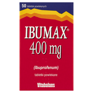 Ibumax 400 mg, 50 tabletek powlekanych
