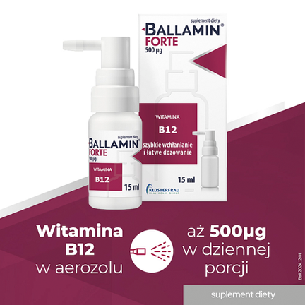 Ballamin Forte, spray, 15 ml - 5906750263038