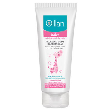 Oillan Baby, krem pielęgnacyjny do twarzy i ciała od pierwszych dni życia, 75 ml - KOSMETYK