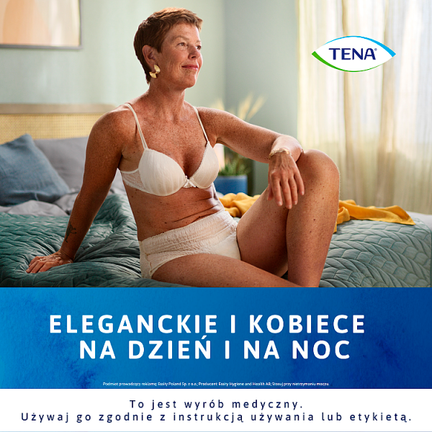 TENA Lady Pants Creme wysokim stanem, rozmiar M, 30 sztuk