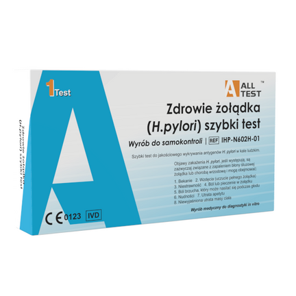 Szybki test na Helicobacter pylori w kale, 1 sztuka - zdjęcie produktu