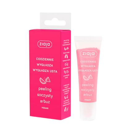 ZIAJA Ziaja, Peeling do ust soczysty arbuz, 12 ml — Składniki i ocena