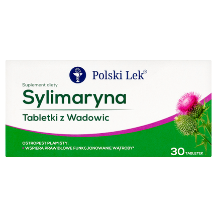 Sylimaryna, tabletki z Wadowic, 30 tabletek - SUPLEMENT DIETY