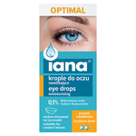 Iana Optimal 0,1% HA, krople do oczu, 10 ml