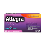 Allegra 120 mg, 20 tabletek powlekanych