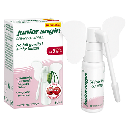 Junior-angin spray do gardła, 20 ml - zdjęcie produktu
