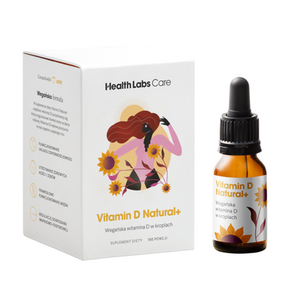 Vitamina D Natural+, krople, 180 dawek, 10 ml - zdjęcie produktu