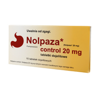 Nolpaza control 20 mg, 15 tabletek dojelitowych (import równoległy Delfarma)
