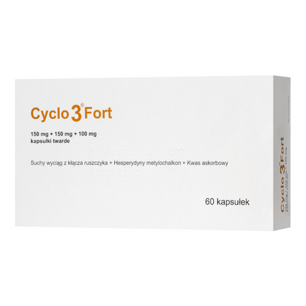 Cyclo 3 Fort 150 mg, 60 kapsułek (import równoległy Delfarma) - zdjęcie produktu