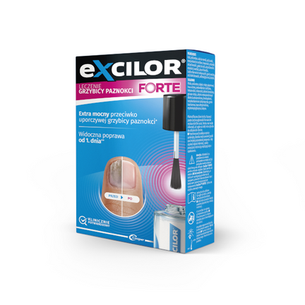 Excilor Forte, lakier na grzybicę paznokci, 30 ml - zdjęcie produktu