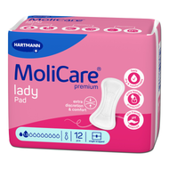 MoliCare Premium Lady Pad, wkładki anatomiczne dla kobiet, 1,5 kropli, 12 sztuk