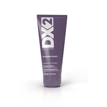 DX2, szampon nawilżająco-tonujący do włosów siwych, 150 ml - zdjęcie produktu
