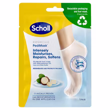 Scholl Expert Care Pedi Mask, maska nawilżająca do stóp z olejkiem makadamia