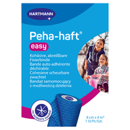 Opaska elastyczna Peha-Haft Easy, niebieska, 8 cm x 4 m