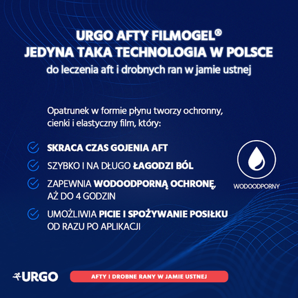 Urgo Afty i drobne rany w jamie ustnej, 6 ml - 3664492019772