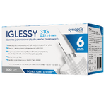 Igła Iglessy, sterylne igły do penów insulinowych, 31G, 6 mm, 100 sztuk