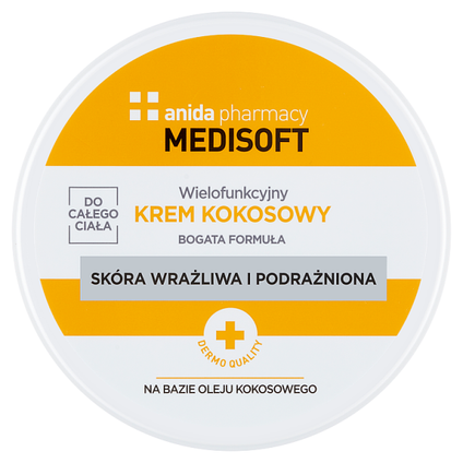 SCAN-ANIDA Anida Medi Soft, wielofunkcyjny krem kokosowy, 125 ml — Składniki i ocena
