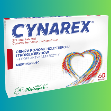 Cynarex, 60 tabletek - PRODUKT LECZNICZY NIEREFUNDOWANY OTC