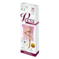 Veera Podkolanówki przeciwżylakowe 140 Den, kolor Czarny, rozmiar 1/2 (35-38)