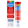 Plusssz 100% Multiwitamina + Żelazo, 20 tabletek musujących - zdjęcie produktu