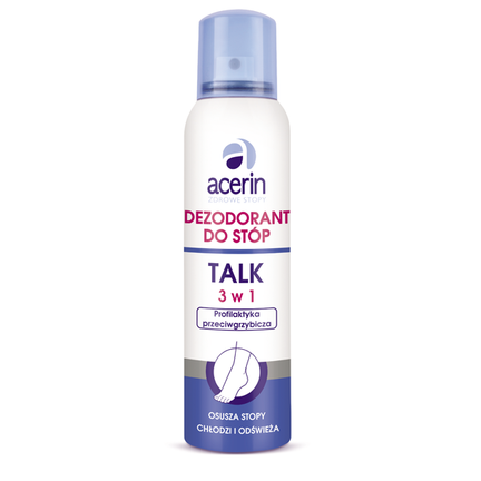 Acerin Talc, dezodorant do stóp z talkiem, przeciwgrzybiczy, 150 ml - zdjęcie produktu