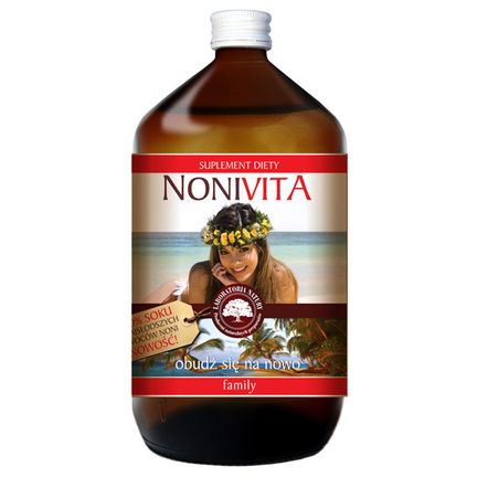 NoniVita, sok z owoców noni, 1000 ml - zdjęcie produktu