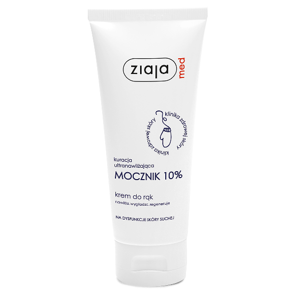 Ziaja Med, Kuracja ultranawilżająca mocznik 10% krem do rąk, 100 ml