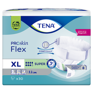 Pieluchomajtki Tena Flex Proskin Super, rozmiar XL, 30 sztuk
