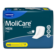 MoliCare Premium Men Pad 3K, anatomiczne wkłady chłonne, 14 sztuk