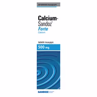 Calcium Sandoz Forte 500 mg, 20 tabletek musujących