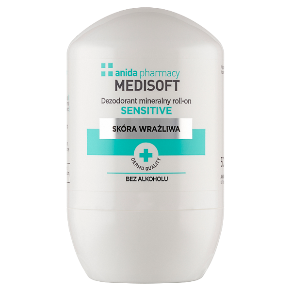 Anida Medi Soft Sensitive, dezodorat mineralny, 50 ml