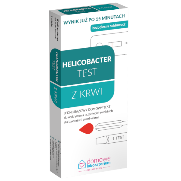 Helicobacter, test z krwi z opuszki palca