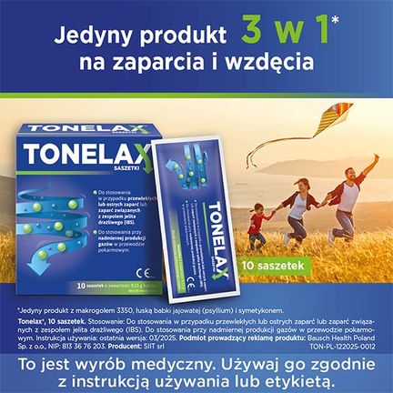 Tonelax, 10 saszetek - WYRÓB MEDYCZNY