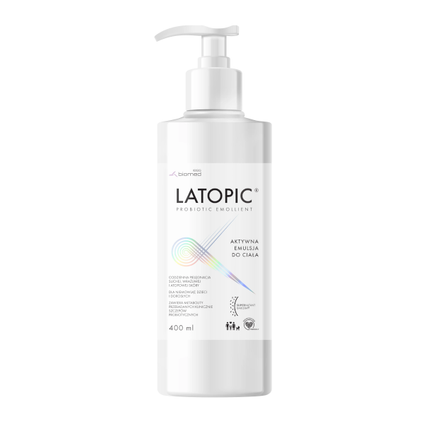 BIOMED KRAKÓW Latopic, emulsja do ciała, skóra atopowa, sucha, 400 ml — Składniki i ocena