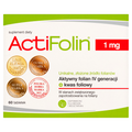 ActiFolin 1 mg, 60 tabletek powlekanych - SUPLEMENT DIETY