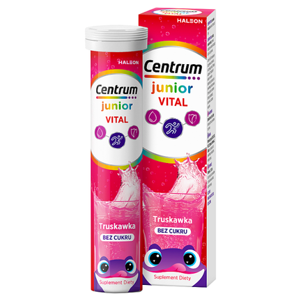 Centrum Vital Junior, 20 tabletek musujących - zdjęcie produktu