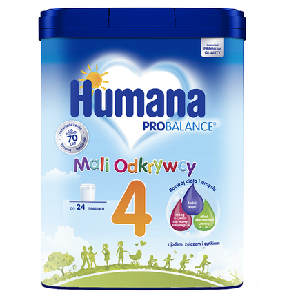 Mleko Humana 4 Mali Odkrywcy, 650 g - zdjęcie produktu