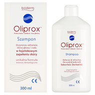 Oliprox, szampon przy łojotokowym zapaleniu skóry, 300 ml