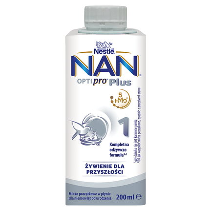 Mleko Nan OptiPro Plus 1, 200 ml - zdjęcie produktu