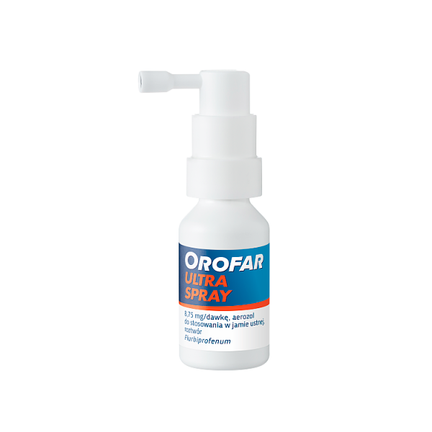 Orofar Ultra Spray, 8,75 mg/dawkę, aerozol do stosowania w jamie ustnej, 15 ml - 4011548051269