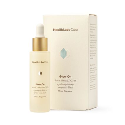 HEALTH LABS Health Labs Glow On TetraVit C 10%, serum do twarzy z witaminą C, 30 ml