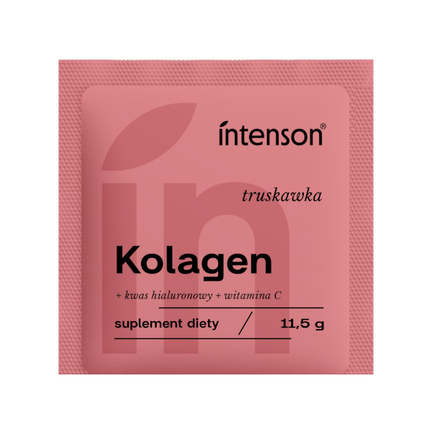 Kolagen truskawkowy + witamina C + kwas hialuronowy, 11,5 g - zdjęcie produktu