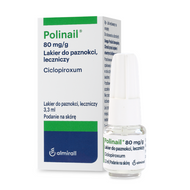 Polinail, 80 mg/g, 3,3 ml lakier do paznokci
