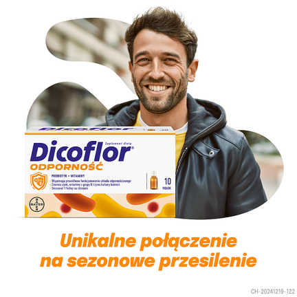 Dicoflor Odporność, płyn, 10 fiolek po 10 ml - FIOLKA