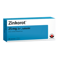 Zinkorot 25 mg, 20 tabletek