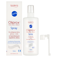 Oliprox, Spray przy łojotkowym zapaleniu skóry, 150 ml