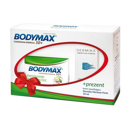 AXELLUS Zestaw promocyjny Bodymax 50 +, 60 tabletek + krem Dermika