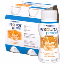 Resource Protein, smak morelowy, 4 x 200 ml, preparat odżywczy w płynie