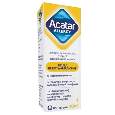 Acatar Allergy, 1 mg/ml, aerozol do nosa, 10 ml
